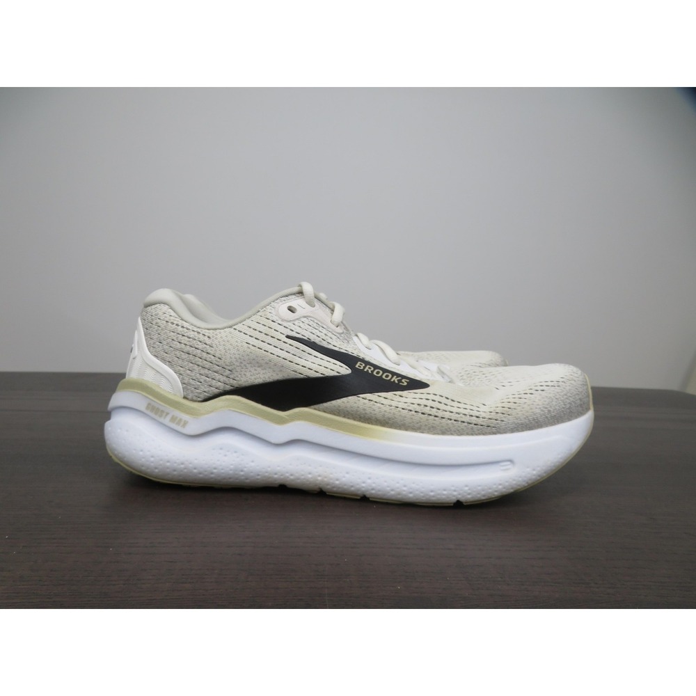 Brooks Ghost Max 2 Shoes Mens 10.5 Beige Running Walking Sneakers 1104311D125